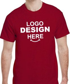 Gildan Heavy Cotton Custom T-Shirt Cherry Red