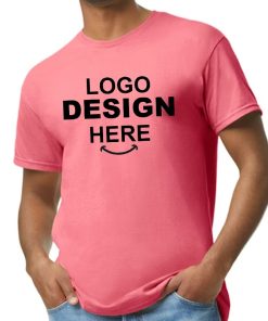 Gildan Heavy Cotton Custom T-Shirt-Coral