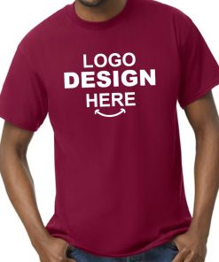 Gildan Heavy Cotton Custom T-Shirt-Garnet