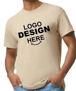 Gildan Heavy Cotton Custom T-Shirt-Sand