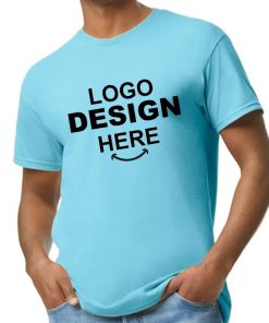 Gildan Heavy Cotton Custom T-Shirt-Sky