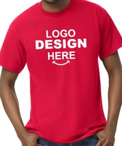 Gildan Heavy Cotton Custom T-Shirt red