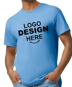 Gildan Heavy Cotton Custom T-Shirt-Blue Steel