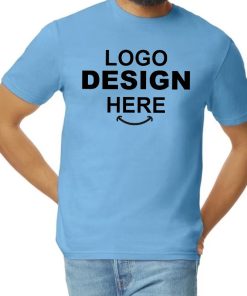 Gildan-Softstyle-Custom-T-Shirt-Caro- blue