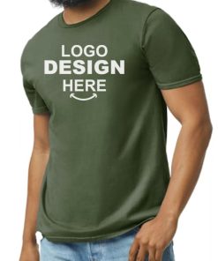 Gildan-Softstyle-Custom-T-Shirt-Military-Green