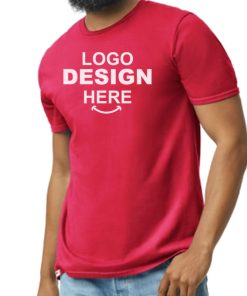 Gildan-Softstyle-Custom-T-Shirt-Red