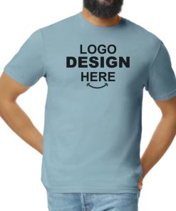 Gildan-Softstyle-Custom-T-Shirt-Stone-blue