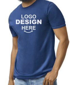 Gildan-Softstyle-Custom-T-Shirt-metro-blue